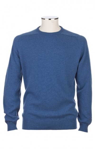 pull.cachemire.col.rond.homme.marque.royal.zebra Pull cachemire col rond bleu marque Royal Zebra