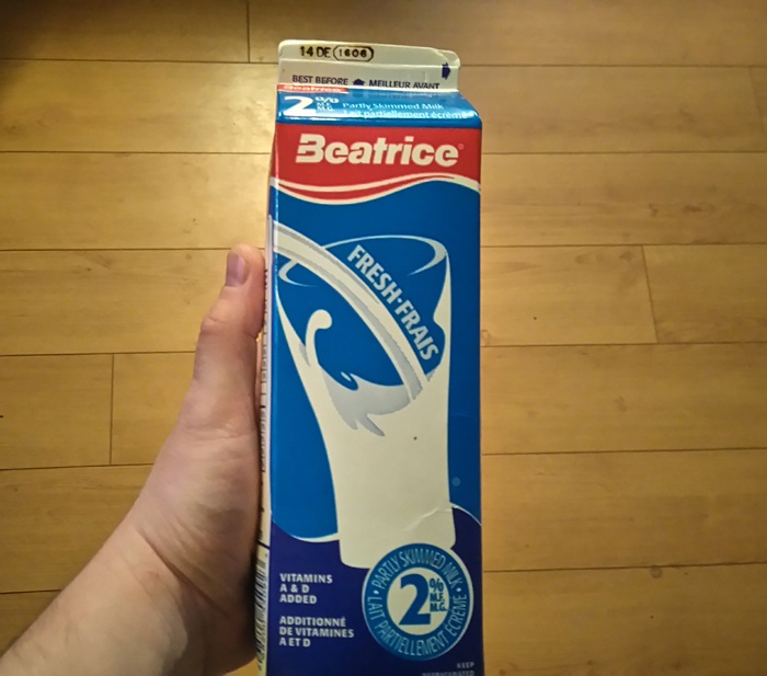 Brique de lait