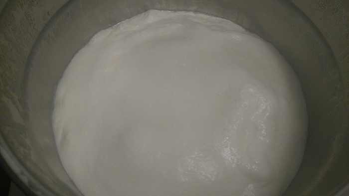 Casserole lait bouilli